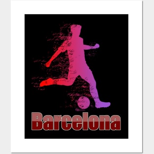 Barcelona Football Posters and Art